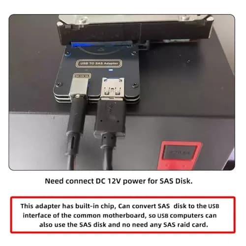 Xiwai SFF-8482 SAS 29Pin to 5Gbps USB 3.0 Raid Adapter Card | Supports SAS/SATA 6Gbps, 10x USB 2.0 thumbnail 8