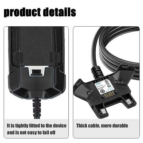 Sicimly 10pcs TC77 USB Charger Cable 1.96m (77.2 inches) | Fast Charging & Data Transfer for Zebra Scanners thumbnail 5