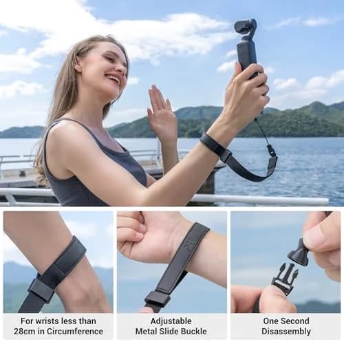 Kiorafoto Mini EVO Strap, Adjustable Nylon Camera Hand Wrist Strap Lanyard with 1/4"20 & Quick Release for Ricoh GR IV III IIIx II GRIV GRIII GR4 GR3X Sony RX100 VII ZV-1 ZV-1F G7X Mark III II SX740 HS thumbnail 5
