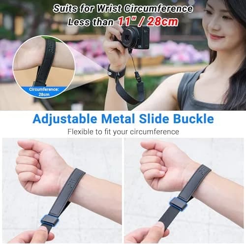 Kiorafoto Mini EVO Strap, Adjustable Nylon Camera Hand Wrist Strap Lanyard with 1/4"20 & Quick Release for Ricoh GR IV III IIIx II GRIV GRIII GR4 GR3X Sony RX100 VII ZV-1 ZV-1F G7X Mark III II SX740 HS thumbnail 3