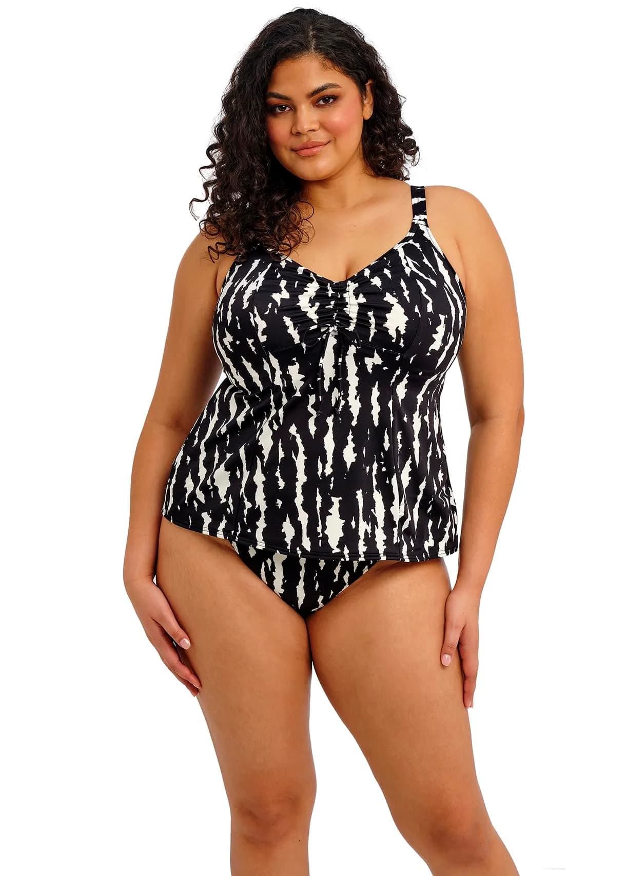 Elomi Swim Echo Shell Wireless Tankini Top 18 | Flared, Lightweight, Adjustable Straps - main product image