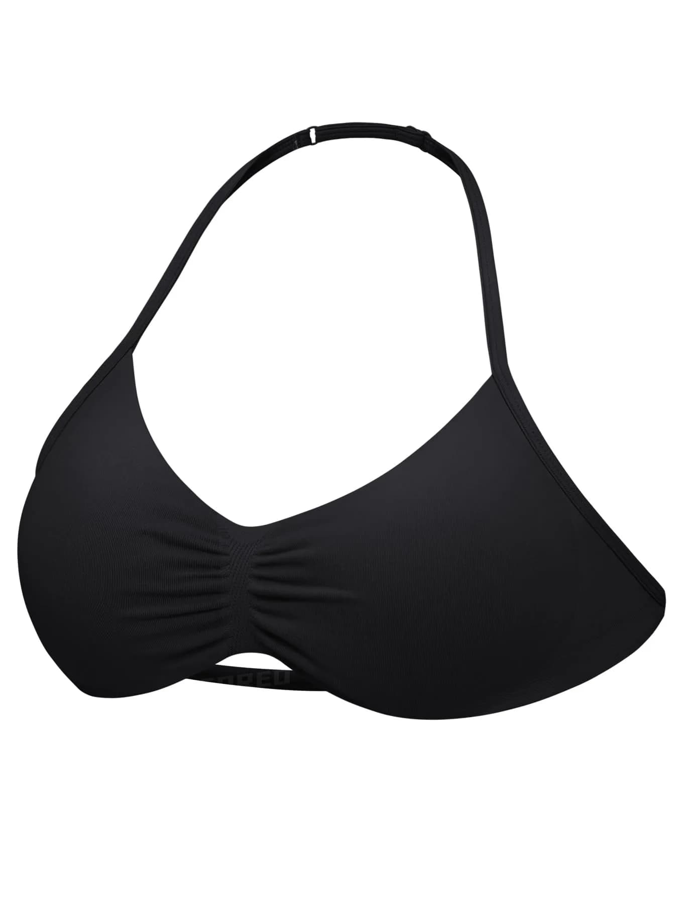YEOREO Impact Sports Halter Bra for Women | Backless, Padded, High Support, Black, Medium - main product image