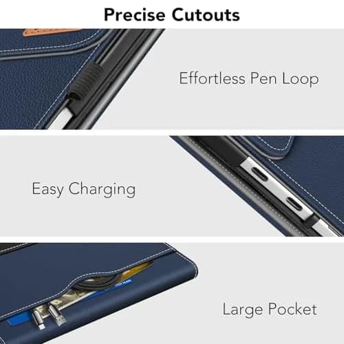 FINTIE Portfolio Case for Microsoft Surface Pro 12 inch 1st Edition (2025) | Multi-Angle View & Premium Synthetic Leather thumbnail 5