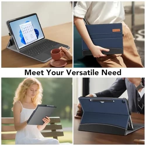 FINTIE Portfolio Case for Microsoft Surface Pro 12 inch 1st Edition (2025) | Multi-Angle View & Premium Synthetic Leather thumbnail 6