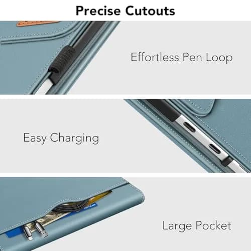 FINTIE Portfolio Case for Microsoft Surface Pro 12 inch 1st Edition (2025) | Multi-Angle Viewing & Premium Synthetic Leather thumbnail 5
