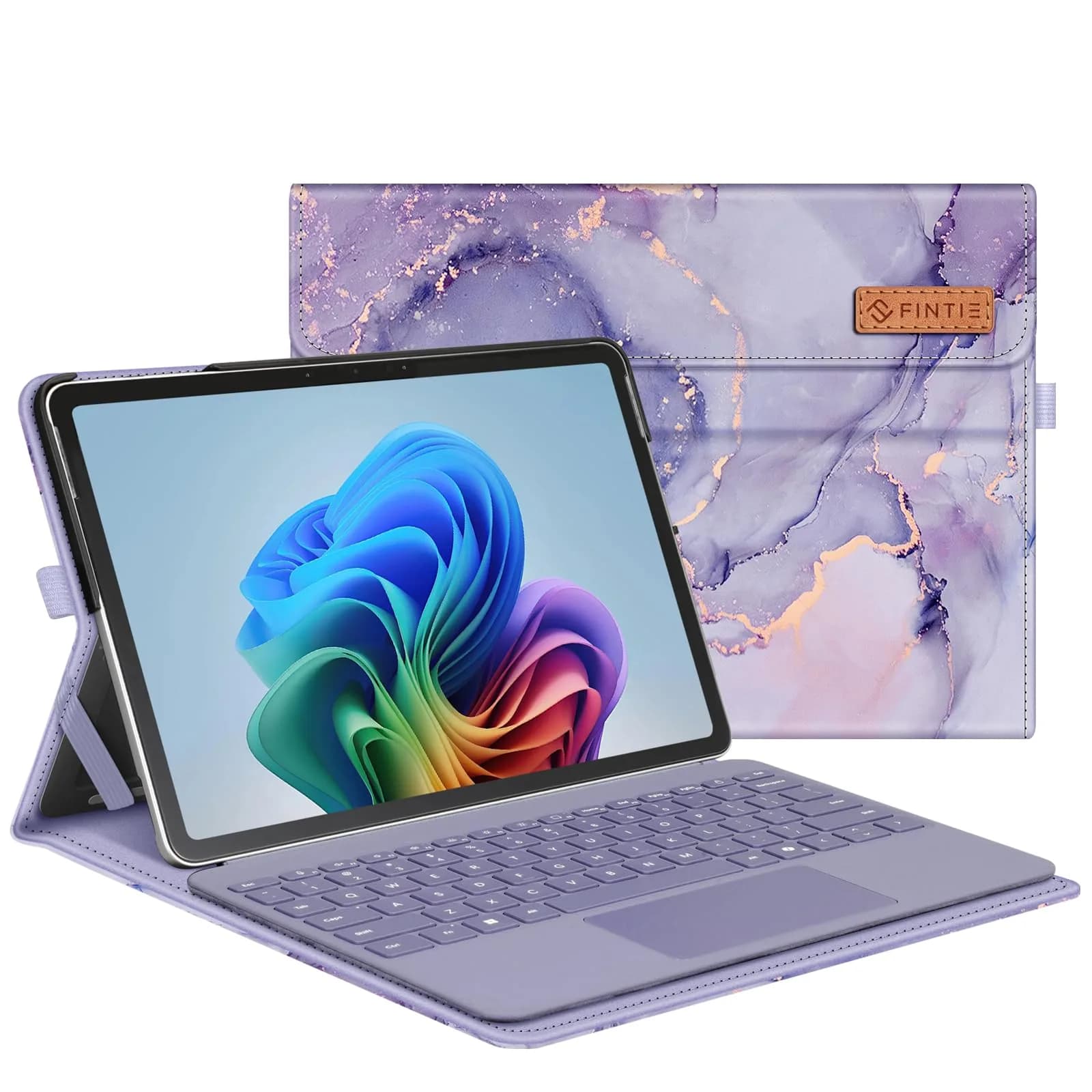 FINTIE Portfolio Case for Microsoft Surface Pro 12 inch 1st Edition (2025) | Multi-Angle Viewing & Premium Synthetic Leather - main product image