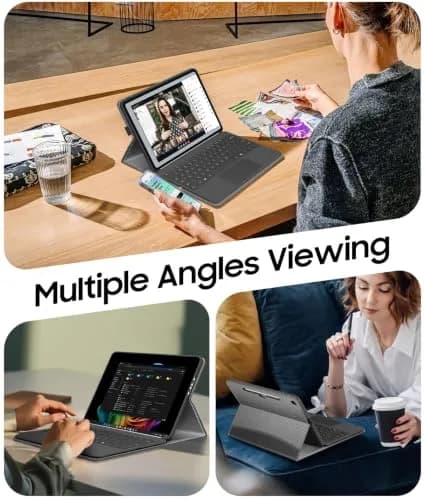 Fintie Protective Portfolio Case for Microsoft Surface Pro 12 inch (2025) | Multi-Angle Stand & Stylus Holder thumbnail 4