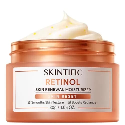 SKINTIFIC Retinol Skin Renewal Moisturizer 30g | Night Cream for All Skin Types thumbnail 1