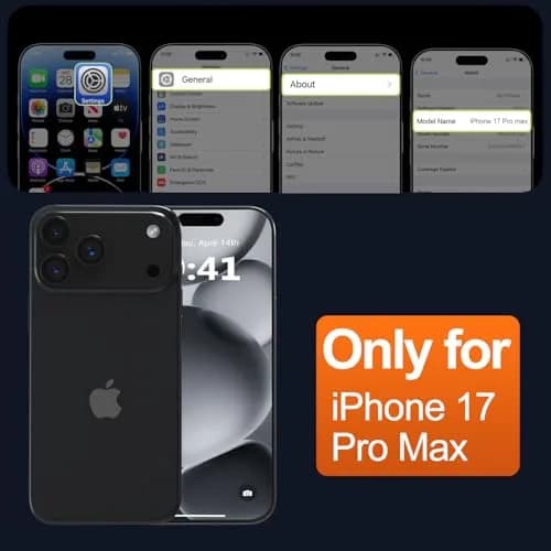 MOCCA Magnetic Shockproof Case for iPhone 17 Pro Max 6.9" | 38 N52+ Super Magnets, 2500GF, 40W Fast Charging thumbnail 7