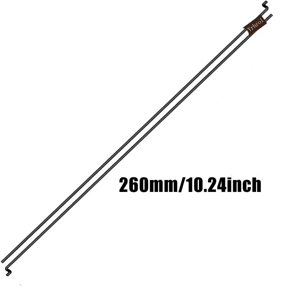 Yrhrol Adjustable Pushrod Connector Linkage Stopper 1.3mm + Z Push Rods 1.2x260mm + Nylon Control Horns | RC Airplane Parts Set thumbnail 3