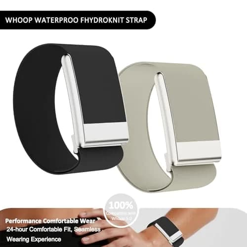 fitspur Waterproof Hydroknit Replacement Wrist Band for Whoop 5.0/MG Life, 18cm (7.1 inches) | Sweat-Resistant & Quick-Drying thumbnail 6
