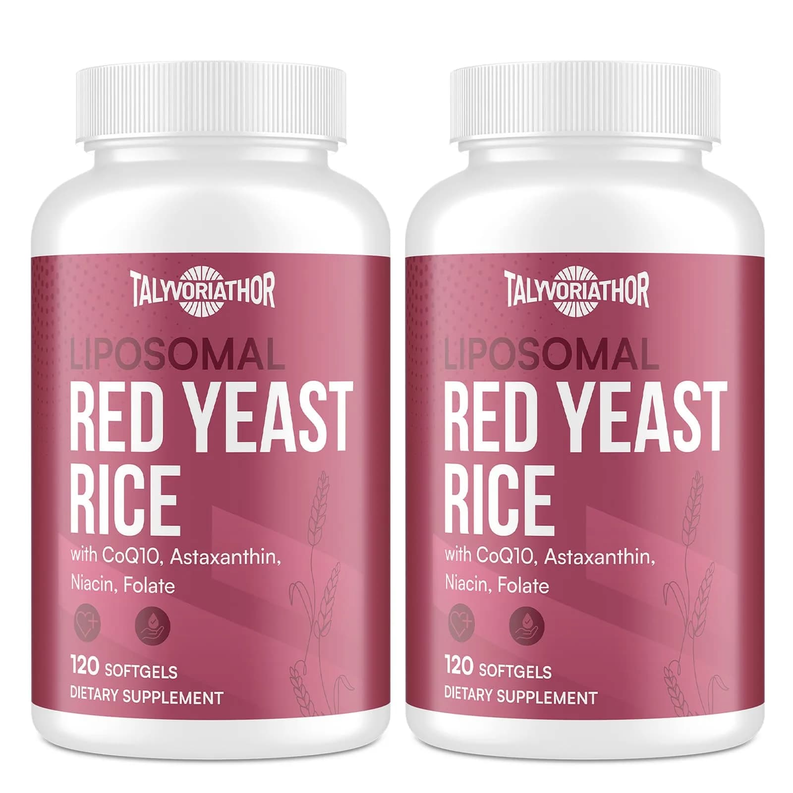 Talyvorlathor Liposomal Red Yeast Rice 1200mg with CoQ10 & Astaxanthin - main product image