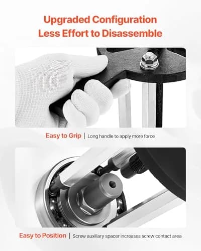 VEVOR 21-in-1 Bearing Puller Set | Heavy Duty 3-Jaw Disassembly Tool for Automotive Bearings thumbnail 5