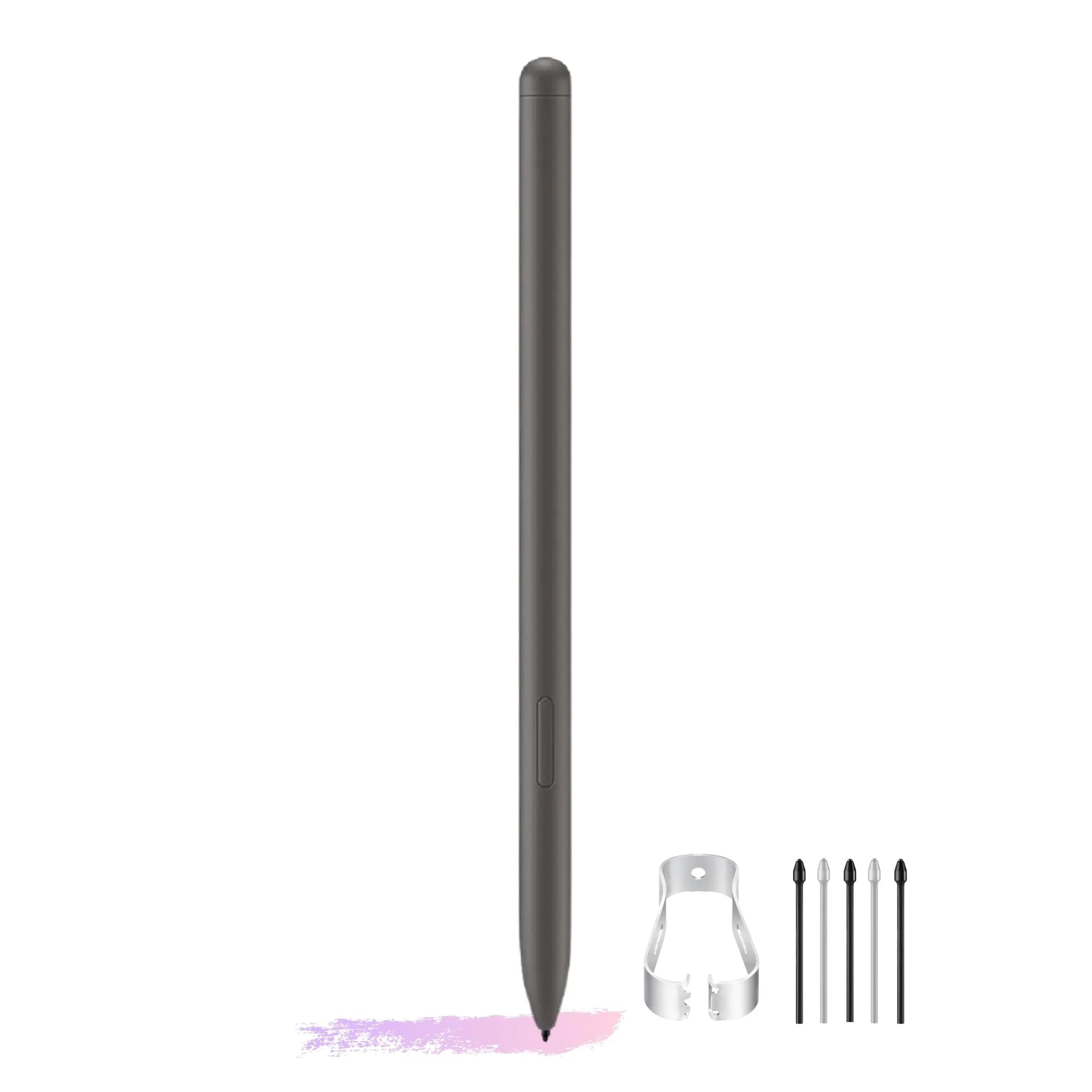 yelzoolny Galaxy Tab S9 FE S Pen Replacement | Air Command, Magnetic Attraction, Gray — Gray
