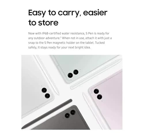 yelzoolny Mint S Pen Replacement for Samsung Galaxy Tab S9 FE & S10 FE | 0.7mm Fine Tip, Magnetic Attraction thumbnail 5