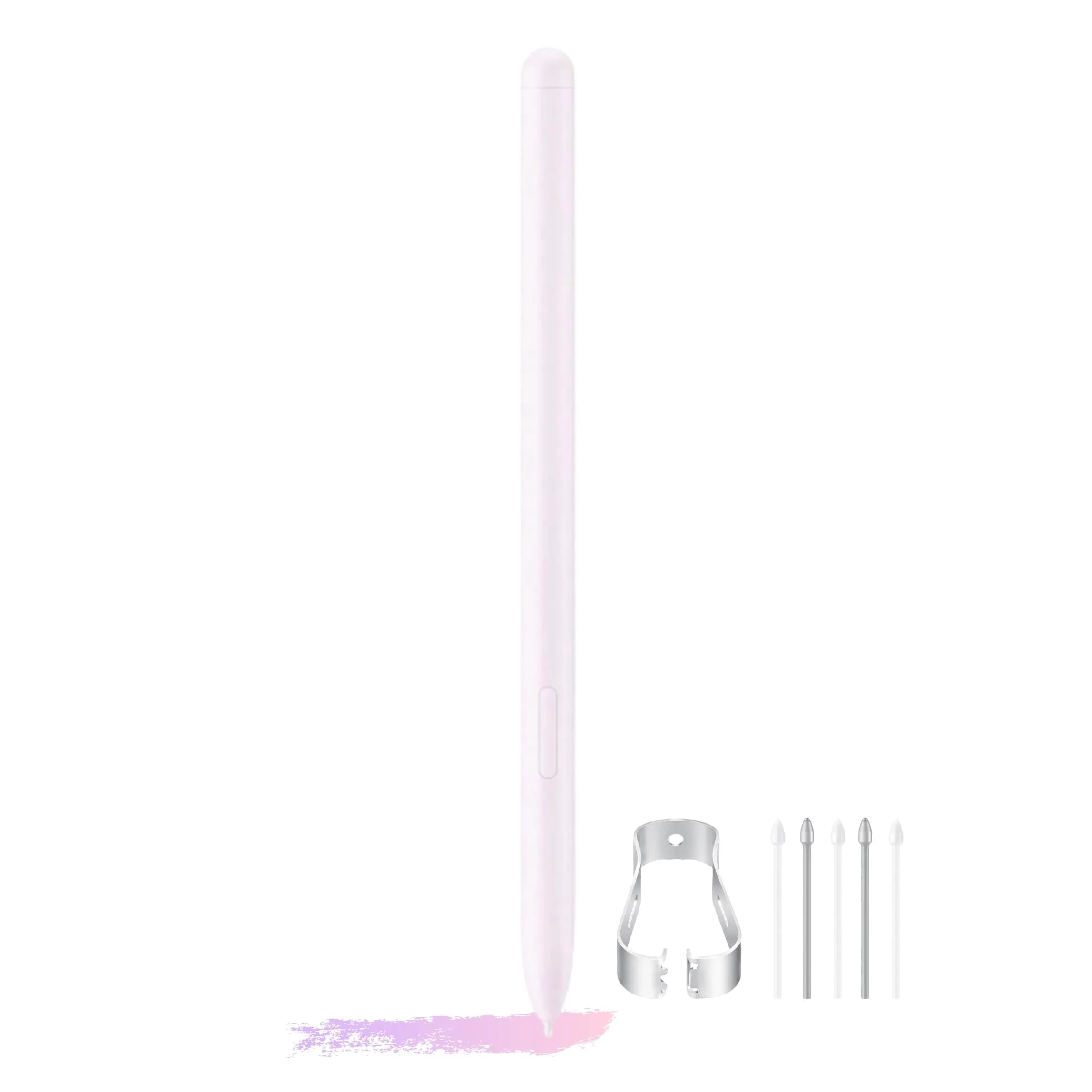 yelzoolny Galaxy Tab S9 FE S Pen Replacement | Air Command, Magnetic Attraction, Gray — Lavender