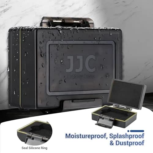 JJC Camera Battery & Memory Card Storage Case for Olympus TG-7 Ricoh GR3, 2 SD Slots + 1 Battery Slot | Water-Resistant & Durable thumbnail 4