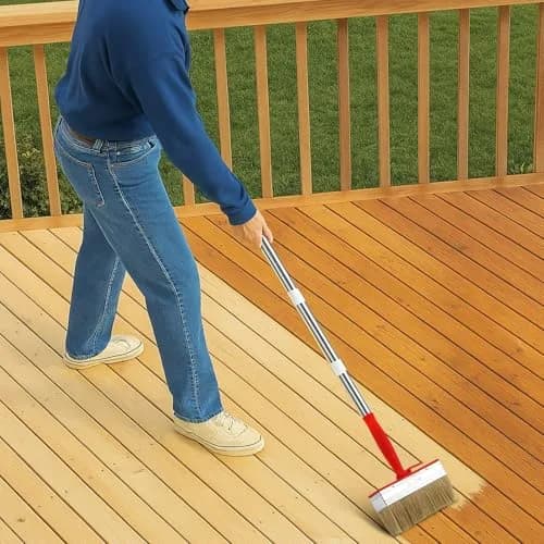 Hoolerry 5 Pcs Assorted Paint Brushes Set | 3" (70mm) to 6" (150mm) for Deck, Walls, Fences thumbnail 5