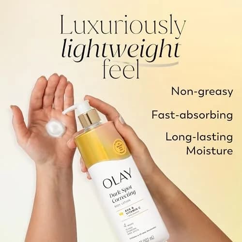 Olay Tone Enhancing Body Lotion with AHA Serum 502ml (17 fl oz) | Fades Dark Spots & Hydrates thumbnail 2