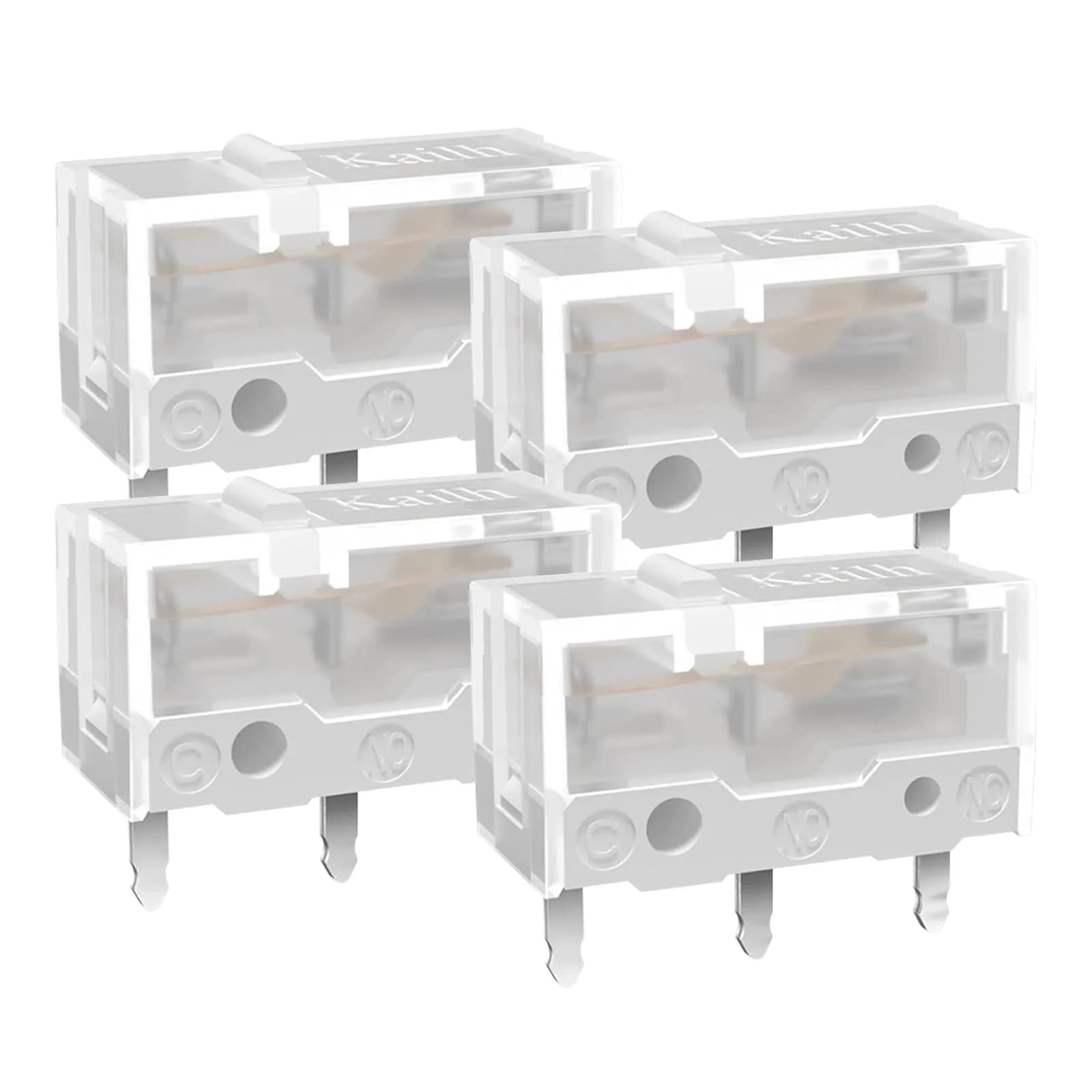 RunJRX 10Pcs Kailh GM4.0 Micro Switches, Red for Gaming Mouse | Over 60M Cycles — 4Pcs / Sword GM X