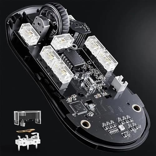 RunJRX 4Pcs Kailh Sword GM X Mouse Micro Switches | 100 Million Clicks, White thumbnail 7