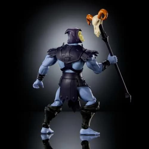 Masters of the Universe Origins Skeletor Action Figure 5.5-inch | Retro 200X Style with Articulation thumbnail 5