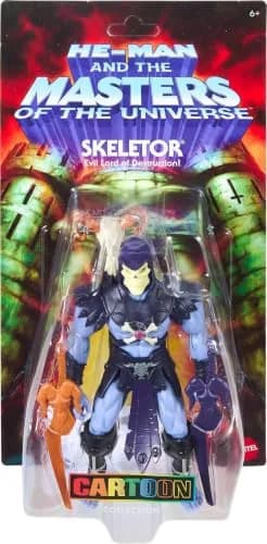 Masters of the Universe Origins Skeletor Action Figure 5.5-inch | Retro 200X Style with Articulation thumbnail 2