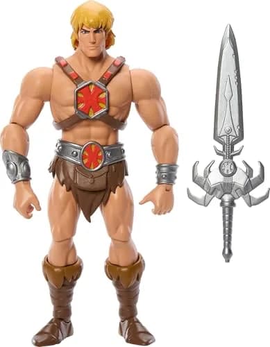 Masters of the Universe Origins 200X He-Man Action Figure 5.5-Inch | Retro Style & Modern Posability thumbnail 1