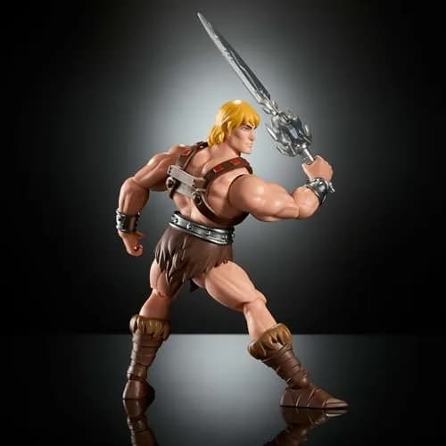 Masters of the Universe Origins 200X He-Man Action Figure 5.5-Inch | Retro Style & Modern Posability thumbnail 6