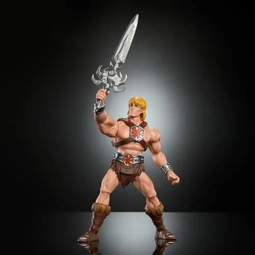 Masters of the Universe Origins 200X He-Man Action Figure 5.5-Inch | Retro Style & Modern Posability thumbnail 3
