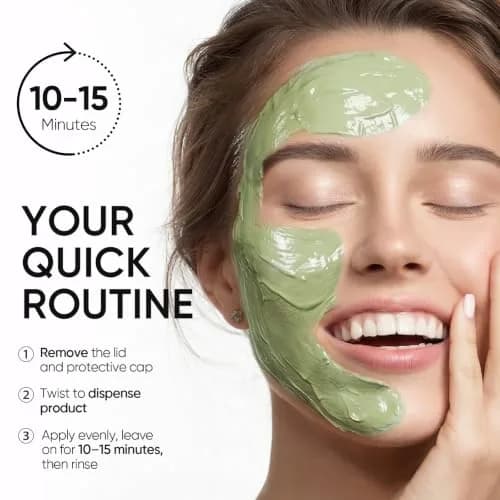 SKINTIFIC Mugwort Clay Stick Face Mask with Centella & Salicylic Acid | Calms Redness & Pores, 40g (1.41 Oz) thumbnail 8
