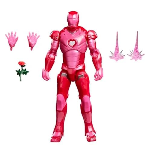 Marvel Legends Series I Love You 3000 Iron Man 6-Inch Action Figure | Heart-Themed Collectible Gift thumbnail 1