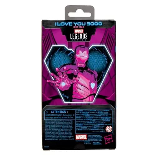 Marvel Legends Series I Love You 3000 Iron Man 6-Inch Action Figure | Heart-Themed Collectible Gift thumbnail 4