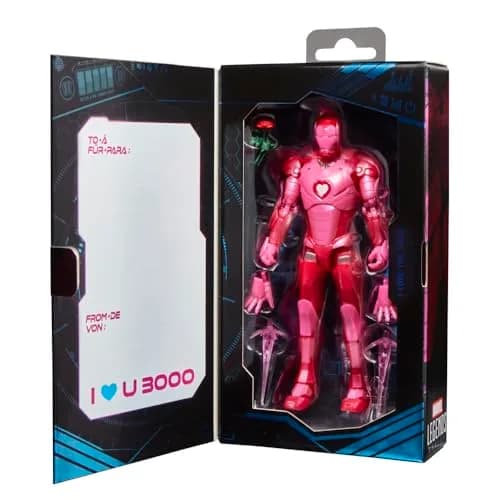 Marvel Legends Series I Love You 3000 Iron Man 6-Inch Action Figure | Heart-Themed Collectible Gift thumbnail 6