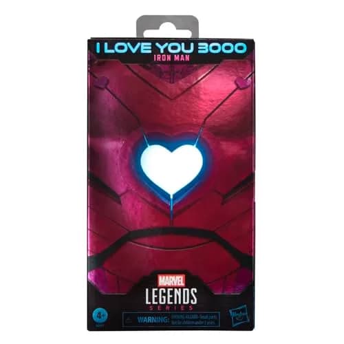 Marvel Legends Series I Love You 3000 Iron Man 6-Inch Action Figure | Heart-Themed Collectible Gift thumbnail 2