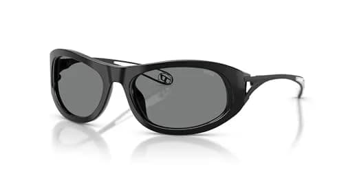 Diesel DL2007U Universal Fit Sunglasses 57 mm | Cat Eye, UV Protection, Black/Dark Grey thumbnail 2