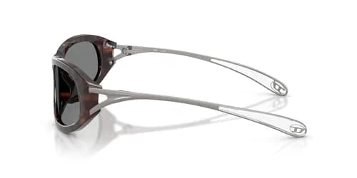 Diesel DL2007U Universal Fit Sunglasses | Havana/Dark Grey, 57 mm | 100% UV Protection thumbnail 3