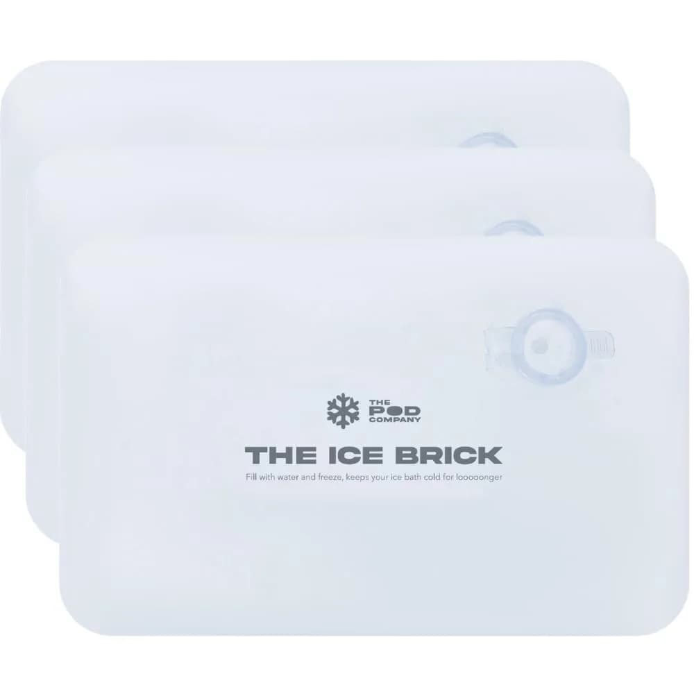 THE POD COMPANY 3-Pack Ice Brick | Reusable 3 lb Ice Blocks for Cold Plunge, Long-Lasting Cooling (en_US) - main product image