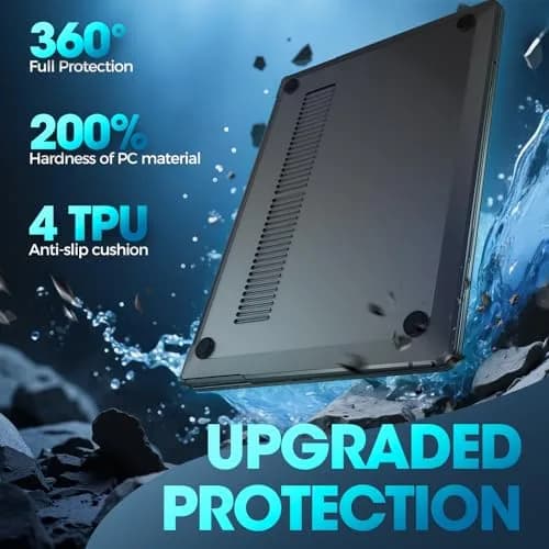 ProCase Black Hard Shell Case for 15 Inch Surface Laptop 8 2026 / Laptop 7 2024 | Lightweight & Vented thumbnail 5