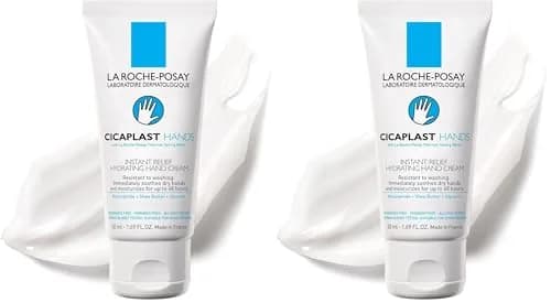 La Roche-Posay Cicaplast Hand Cream 100ml (3.38 Fl Oz) | Instant Relief for Dry Cracked Hands thumbnail 1