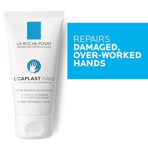 La Roche-Posay Cicaplast Hand Cream 100ml (3.38 Fl Oz) | Instant Relief for Dry Cracked Hands thumbnail 3