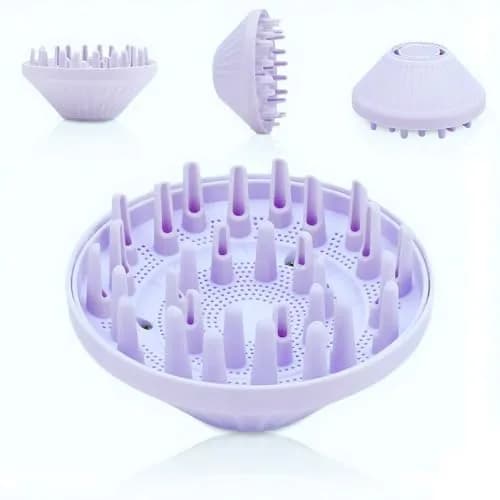 SEICHYGO Purple Diffuser for Hair Dryer | Compatible with Laifen SE Lite, 360° Rotating, Gentle on Fine Hair (150 characters) thumbnail 1