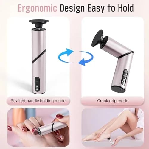 ZHOUMADE Electric Foot Callus Remover 1 Pack | 9-Speed Rechargeable Pedicure Tool thumbnail 2