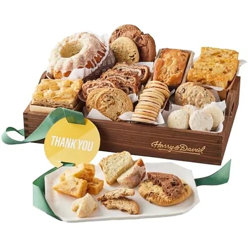Harry & David Thank You Bakery Tray 17.25 in L x 11.25 in W x 4 in H | Gourmet Gift with Cookies & Honey thumbnail 1