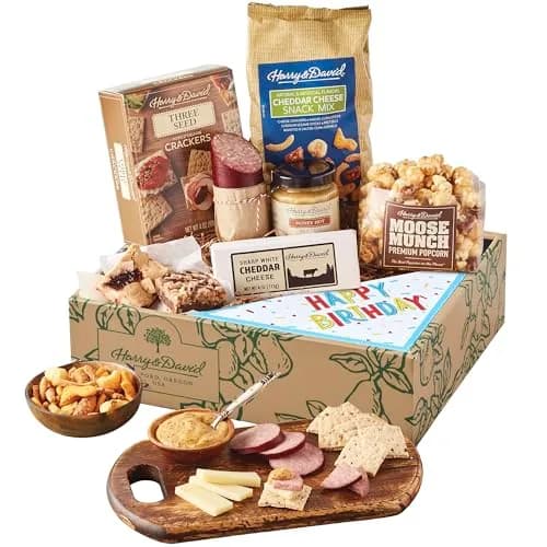 Harry & David Birthday Celebration Banquet | Gourmet Assortment & Snacks (2 lb 3 oz) thumbnail 1