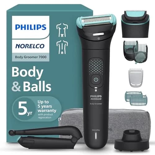 Philips Norelco Body Groomer 7000 Series BG7490/50 | Waterproof Men's Full Body Groomer with Travel Case, 120 Min Runtime thumbnail 1