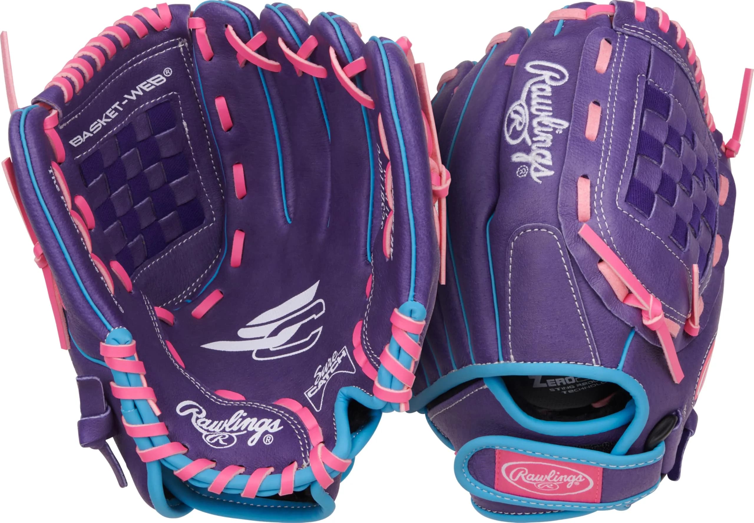 Rawlings Sure Catch Youth Series Softball Glove 11" (28cm) Left Hand Throw | Easy Close for Young Players - main product image