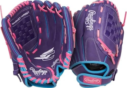 Rawlings Sure Catch Youth Series Softball Glove 11" (28cm) Left Hand Throw | Easy Close for Young Players thumbnail 1