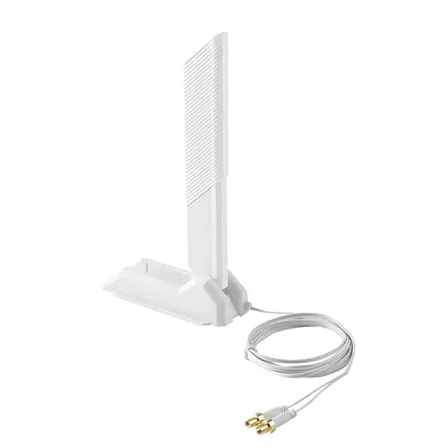 slinkdsco White WiFi 7 Gaming Motherboard Magnetic Antenna with EZ-Plug (NOT RP-SMA) | Lightning-Fast Wireless Connectivity thumbnail 5