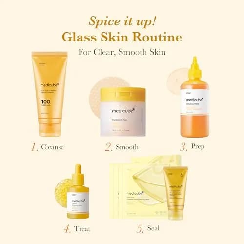 medicube Kojic Acid Turmeric Clarifying Toner Pads 160ml (5.41 Fl Oz) | For Troubled Skin & Post-Spot Care thumbnail 5
